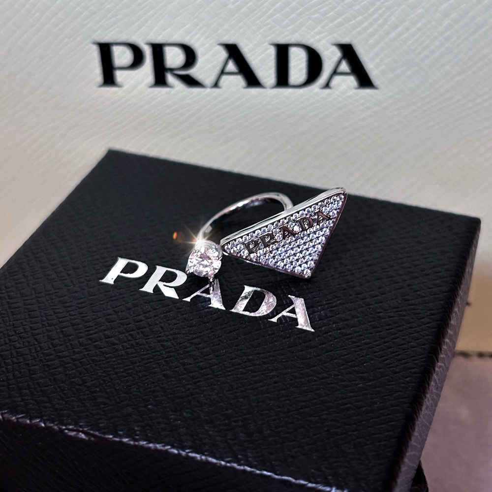 Authentic Prada Symbole Ring - image 7